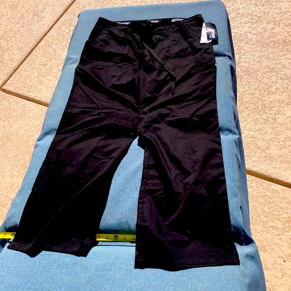 Grey's Anatomy by Barco black scrub pant XLT. NWT
